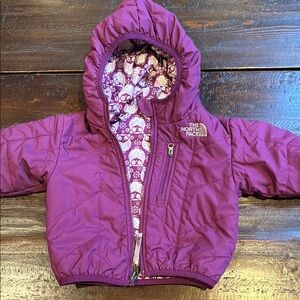 The North Face Purple Puffer Jacket